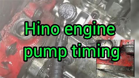 Hino Engine Pump Timing Hino Injection Pump Timing Leyland Hino