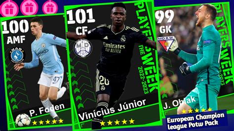 Upcoming Today Potw European Club Championship Pack In Efootball