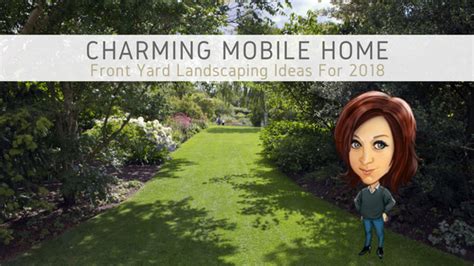 Charming Mobile Home Front Yard Landscaping Ideas - US Mobile Home Pros