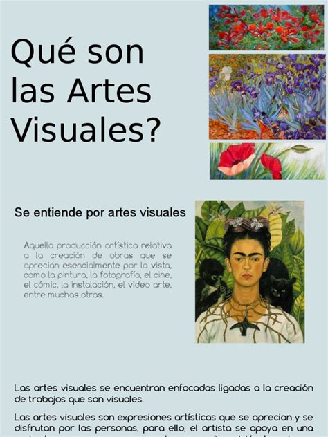 ¿qué Son Las Artes Visuales