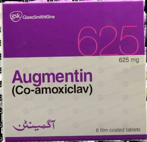 Augmentin 625mg 6 Tablets Price In Pakistan Uses Dosage Side Effects