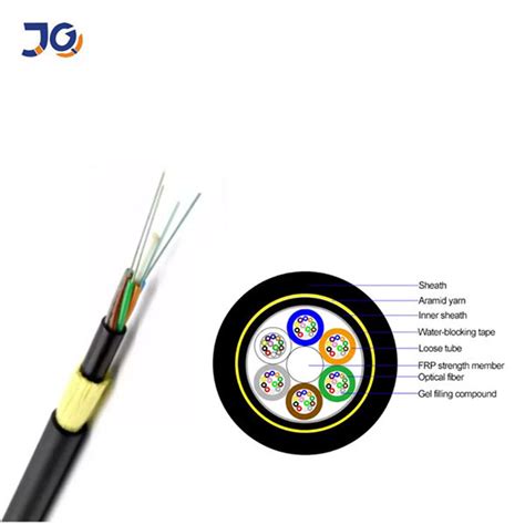 Cores Outdoor Fiber Optic Cable Stranded Loose Tube For Overhead