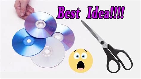 How To Make A Plastic Cds Wall Hanging Waste Material Craft Idea