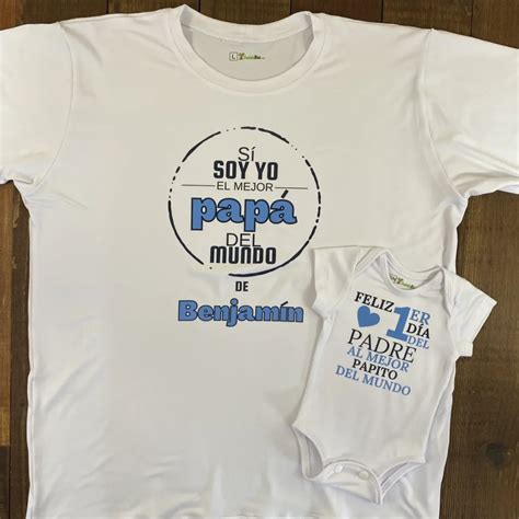 Conjunto De Camiseta Y Mameluco S Soy Yo El Mejor Pap Del Mundo Y