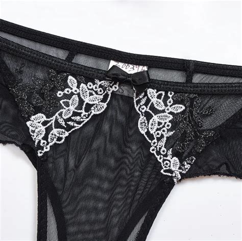 Sexy Lingerie French Women S Underwear Mesh Lace Flower Embroidery