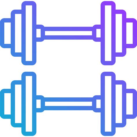 Barbell Generic Gradient icon