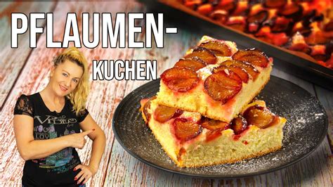 Zwetschgen Blechkuchen Rezept Schnell Gemacht Und Einfach Lecker Youtube