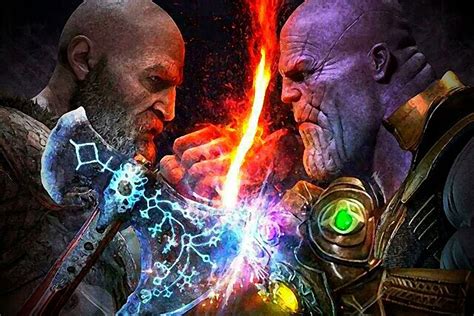 Thanos vs. Kratos: Super-Villain Versus PlayStation Icon