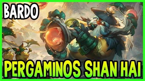 Skin De Bardo Pergaminos Shan Hai League Of Legends Youtube