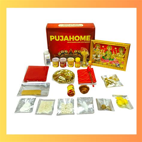 Pujahome Office Opening Puja Samagri Kit Pack Of 24 Items