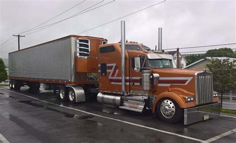 Kenworth Custom W L With Matchin Reefer Big Trucks Custom Trucks