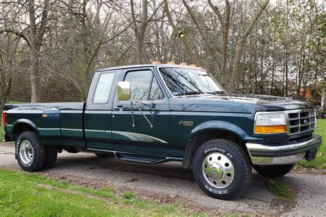 No Reserve 54k Kilometer 1995 Ford F 350 Xlt Dually For Sale On Bat