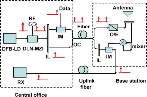 Principle Of Optical Mm Wave Generation And Wavelength Reuse Using Ocs