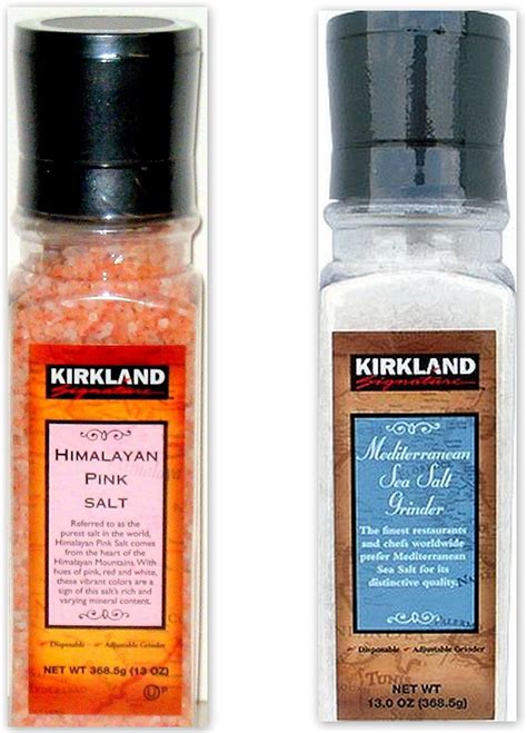 Amazon Kirklands Signature Mediterranean Sea Salt Grinder With