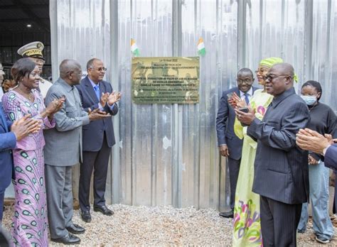 C Te Divoire Sin Matiali Patrick Achi Inaugure Une Usine De