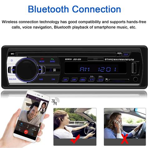 Radio Mp Player Auto Nuodwell Cu Telecomanda Intrare Audio Aux