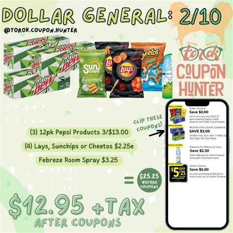 Dollar General Deals & Coupons Saturday 2/10 - Torok Coupon Hunter