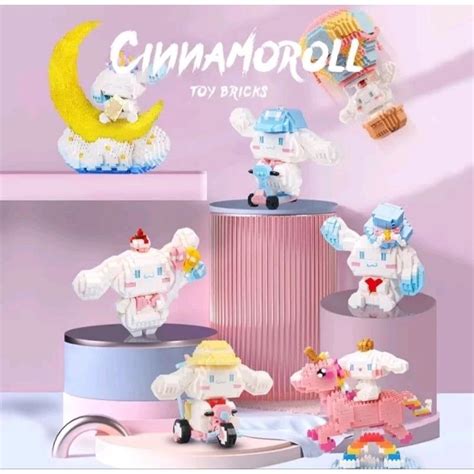 Jual Mainan Balok Susun Cinnamoroll Toy Bricks Nano Blocks Cinnamonroll