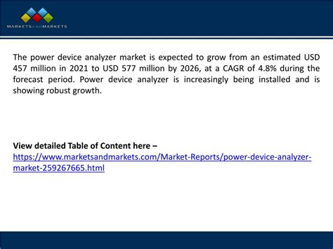 PPT Power Device Analyzer Market Is Increasingly Being Installed And