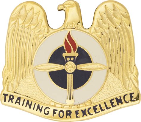 Aviation Training Site Left Unit Crest Training For Excellence