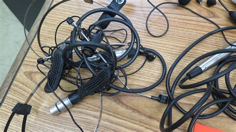 Large Lot of Tour Guide Microphone Headsets & Cables - Oahu Auctions