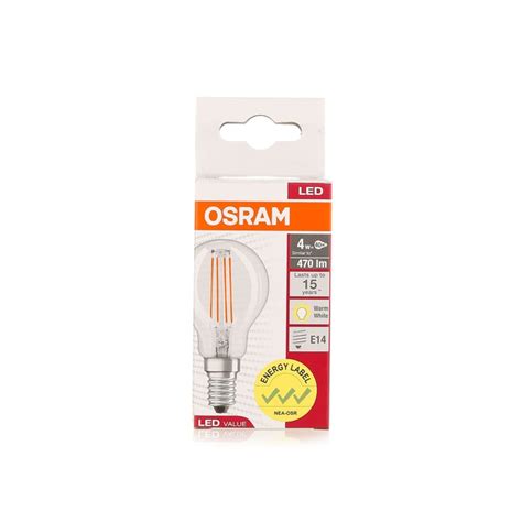 Osram LED Value Bulb 4W Warm White Spinneys UAE