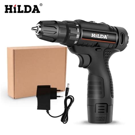 Jual Hilda Bor Baterai Cordless Drill Bor Cas Baterai Mesin Bor Bolak