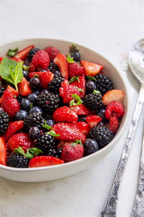 Berry Fruit Salad • Fit Mitten Kitchen