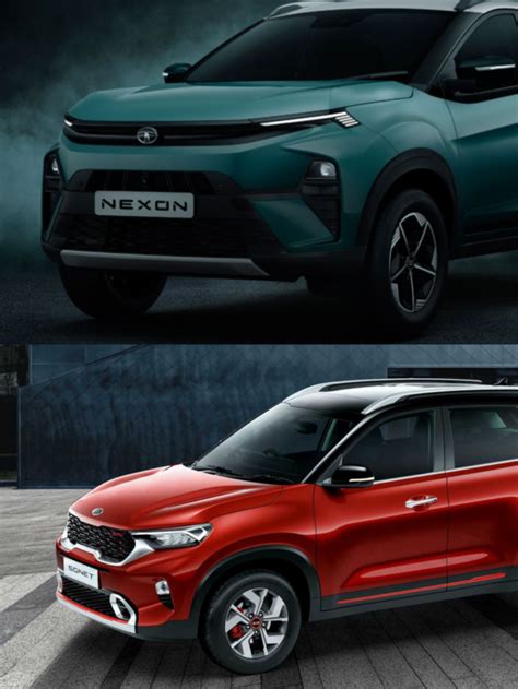 Tata Nexon Facelift Vs Kia Sonet Price Comparison Green Wheels