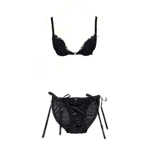 Women Sexy Lingerie Solid Women Underwear Corset Push Up Bra Set