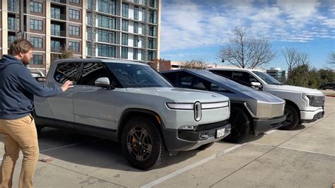 Ford F Lightning How It Stacks Up To Rivian R T Tesla Cybertruck