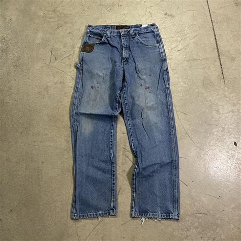 Vintage Wrangler Rigg Workwear Jeans Size Depop