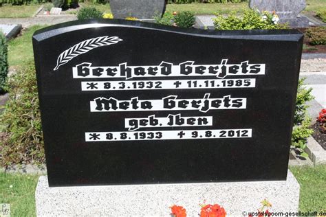 Grab Von Gerhard Gerjets 08 03 1932 11 11 1985 Friedhof Eilsum