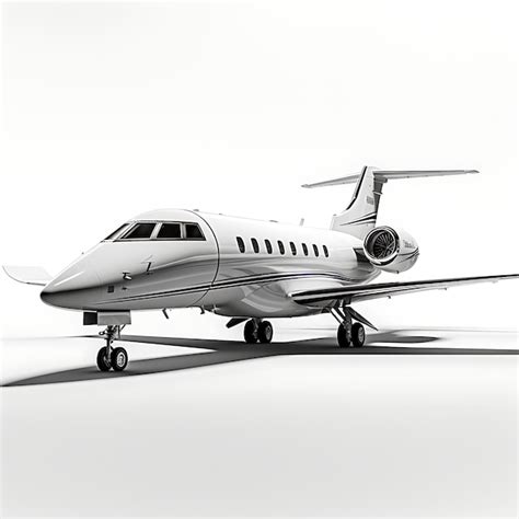 Premium Photo Model Gulfstream G700 2019 Business Jet On White Background Flagsh Illustration