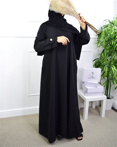 Abaya Assia Black Ina Collection