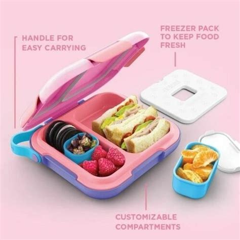 Jual Zoku Neat Bento With Freezer Pack Lunch Box Large Shopee Indonesia