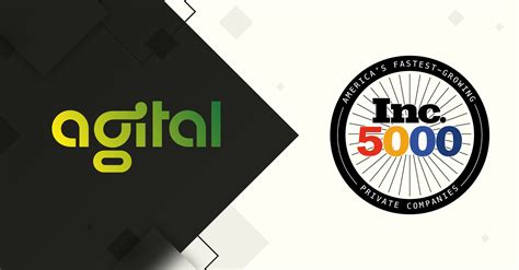 Agital Secures 1600 On The Inc 5000 Fastest Growing Companies