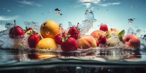 Fruit In Water Stock Photos, Images and Backgrounds for Free Download