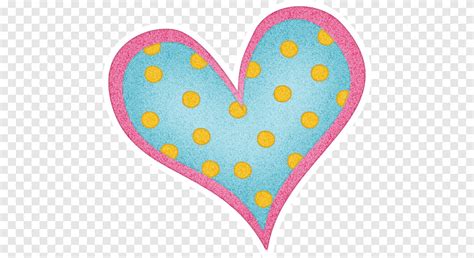 Heart Polka Dot Heart Png PNGEgg