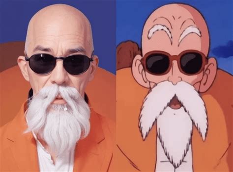 En la vida real así se vería el Maestro Roshi ELLA