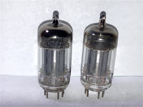 Tung Sol 12AX7 ECC83 Long Gray Plate Tubes Matched Pair Reverb