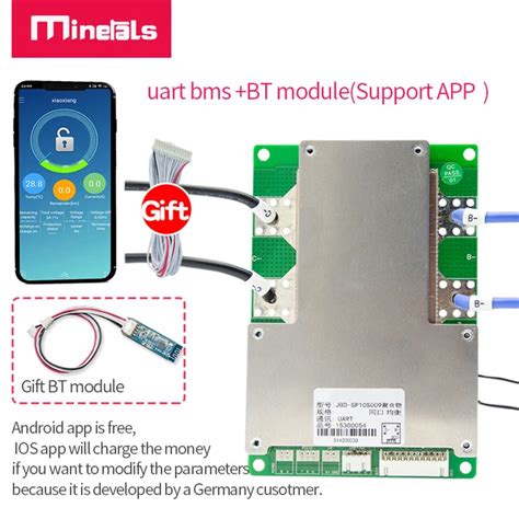 S Bms Support Bluetooth Bms Uart Communication Battery Display App