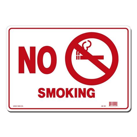 Lynch Sign In X In No Smoking With Symbol Sign Printed On More