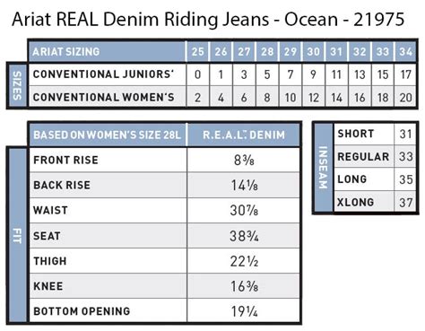 Ariat Show Shirt Size Chart - Greenbushfarm.com