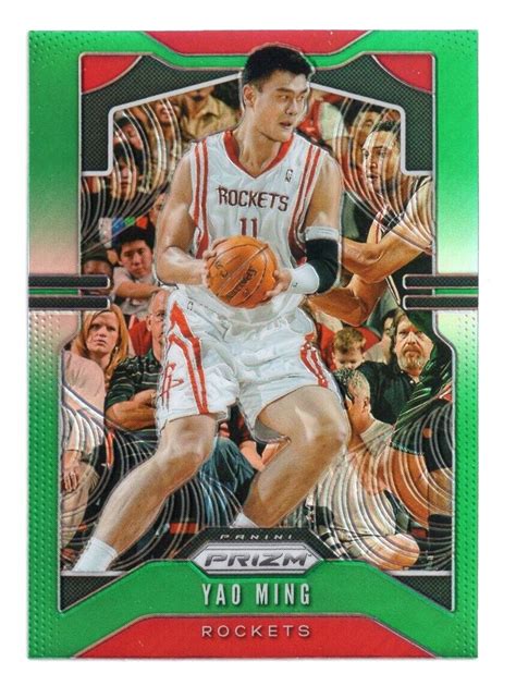 Panini Prizm Green Prizm Yao Ming For Sale Online Ebay