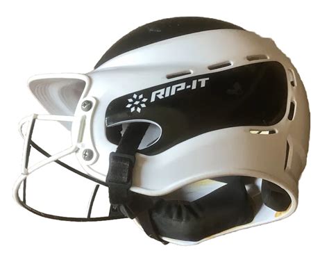 Rip It Vision Girls Softball Batting Helmet Black White Size Med Lg 65