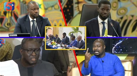 Urgent D Cisions De Sonko Et Diomaye En Ce E Conseil Des Ministres