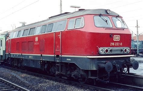 DB 216 222 0 Krupp 1968 Bw Kassel Bf Bebra 02 01 1982 Flickr