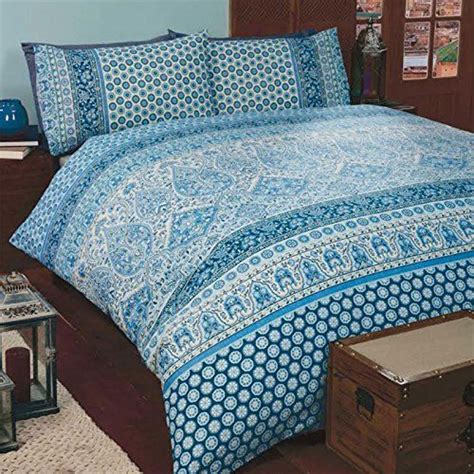 Just Contempo Ornamental Moroccan Inspired Duvet Cover Bedding Set