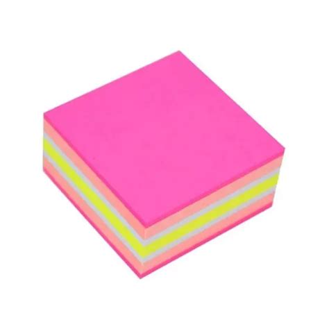 Bloco Adesivo Adelbras 51x51mm Neon Cores Suaves 250 Folhas